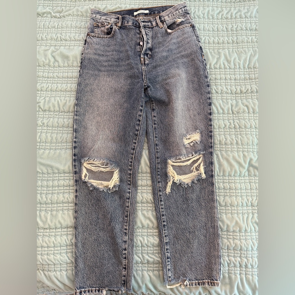 Pacsun size 27 distressed light blue denim jeans